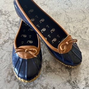 Gardening/rain shoes. Navy waterproof. Sz10